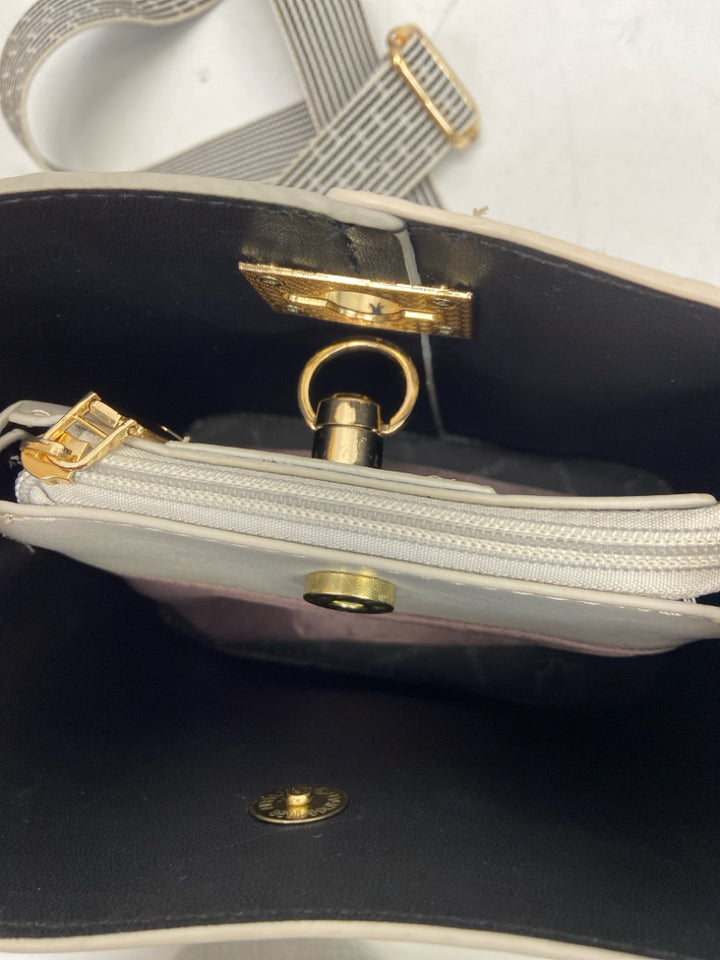 Gray Tan Crossbody