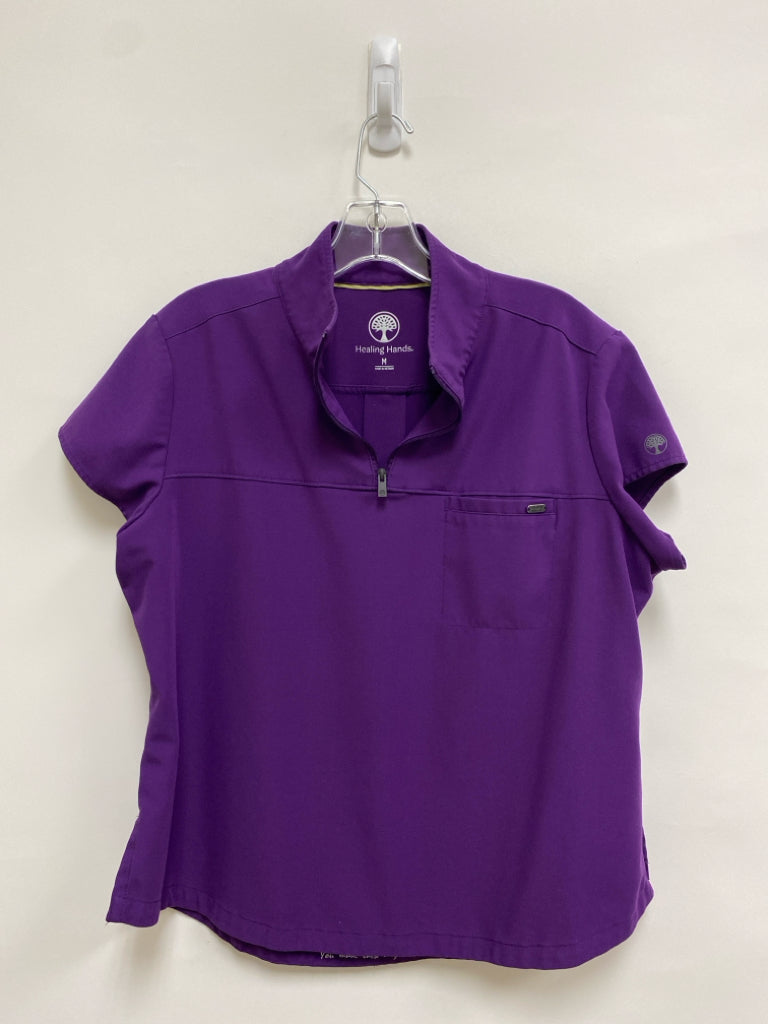 Healing Hands Size M Purple Uniform Top
