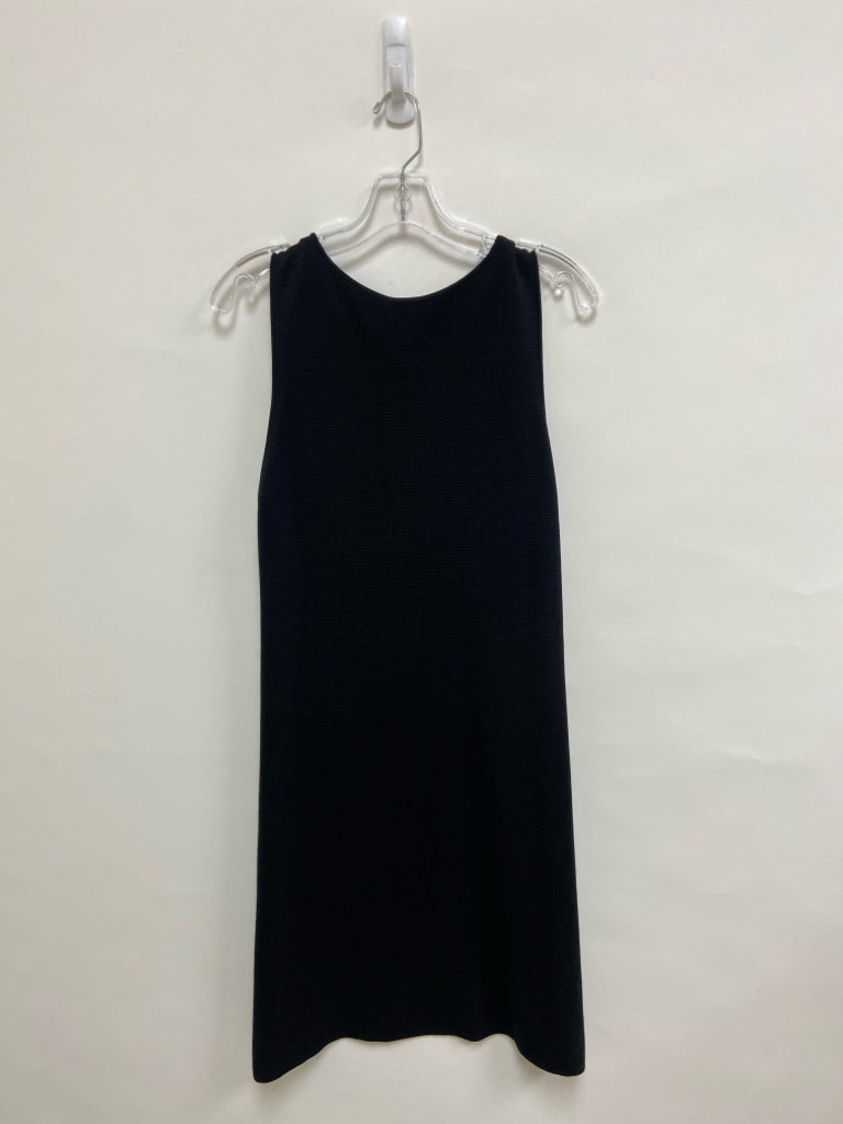 Eileen Fisher Size S Black Sleeveless Silk Blend Ladies Dress