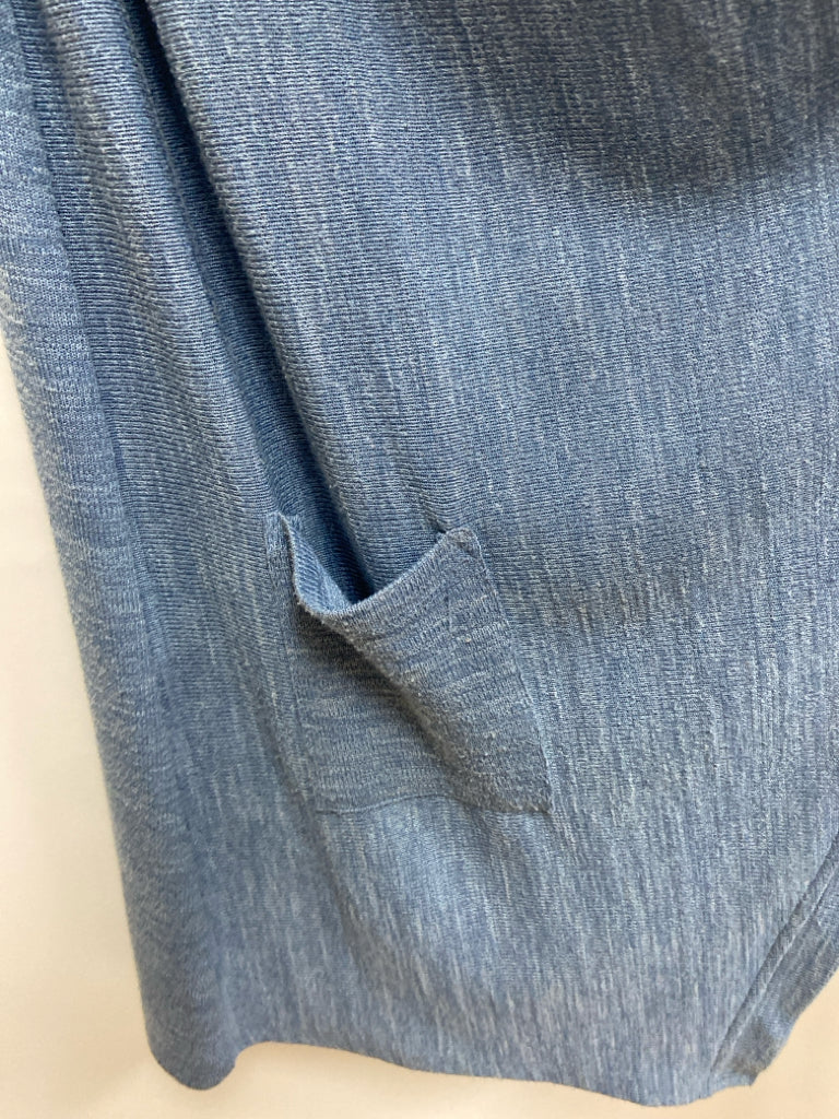 Cupio Size M Dusty Blue Sleeveless Ladies Sweater
