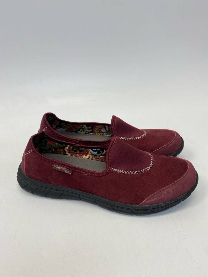 NWOT Scrubs RX Size 10 Burgundy Flats