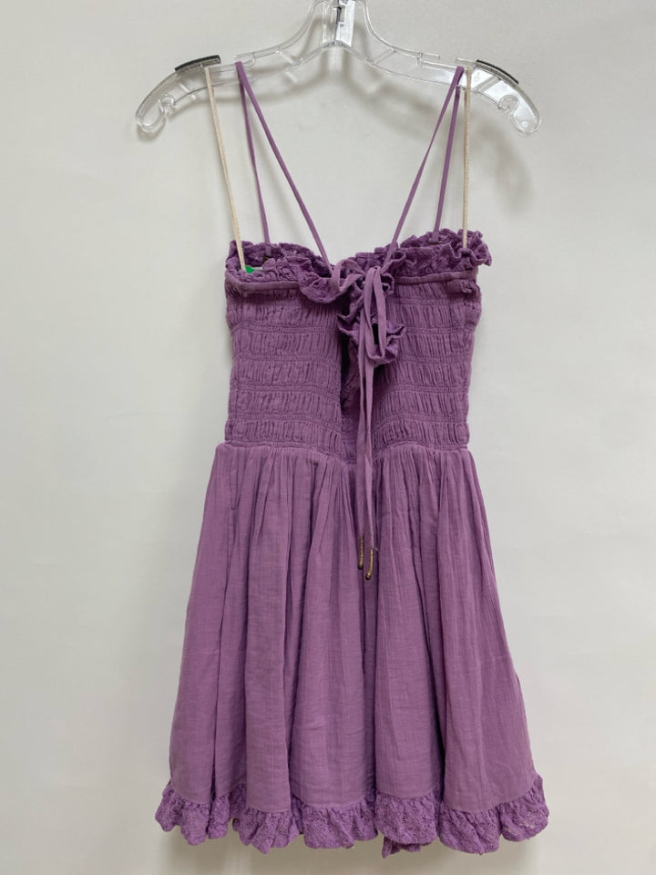 NWT Free People Size S Purple Sleeveless Ladies Dress