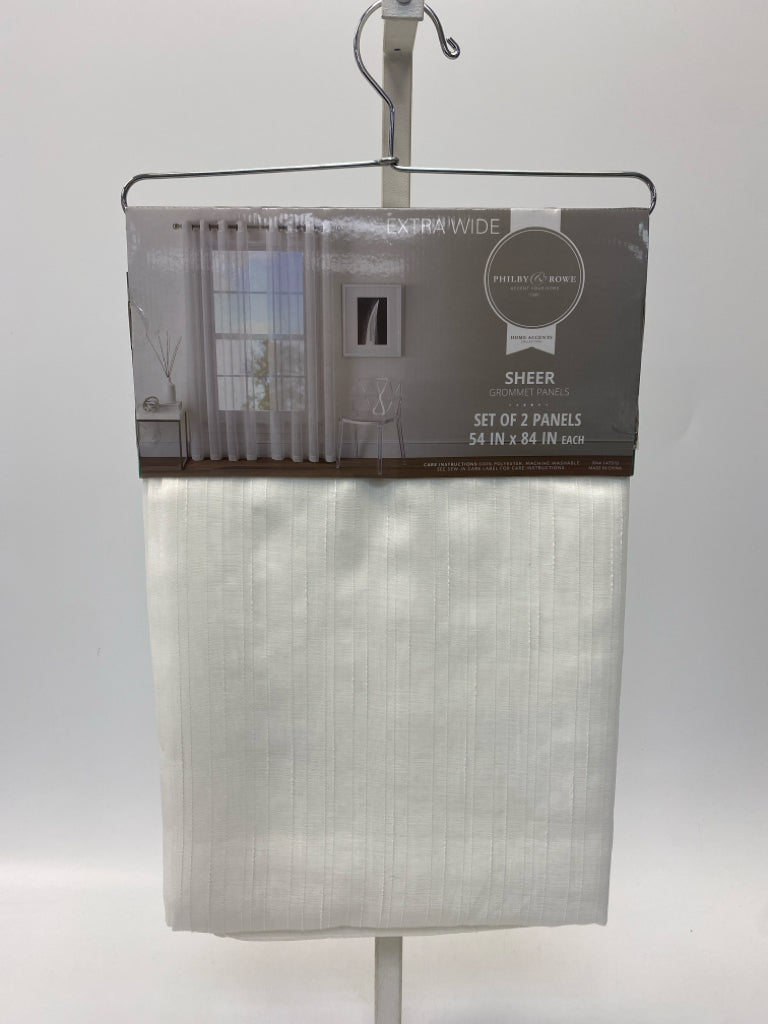 NEW White Sheer Curtains