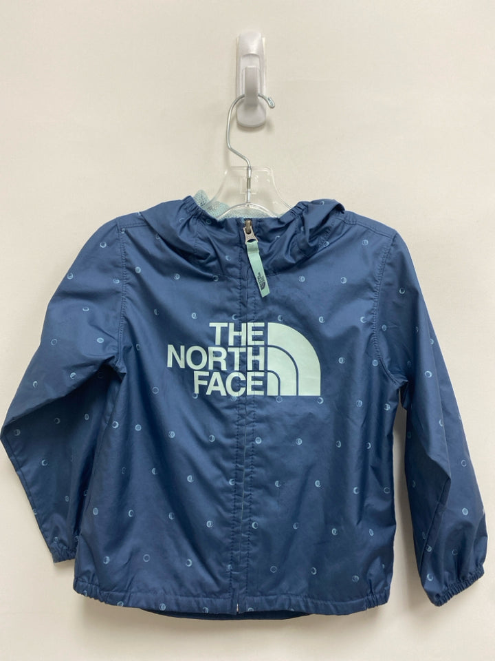 North Face SIZE 2T Blue Signature Hooded Girl&