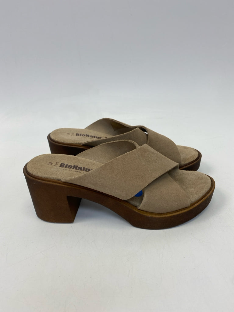 Size 7.5 Brown Sandals