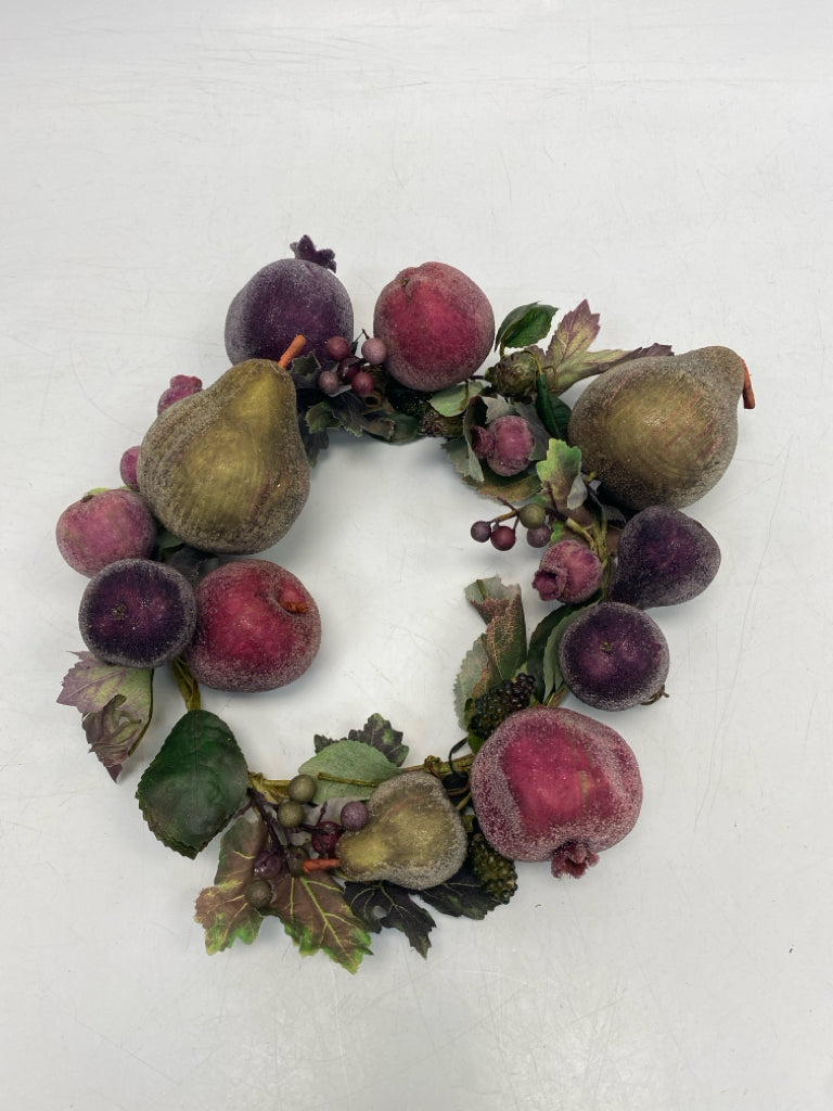 Burgundy Green/Purple Shimmery Christmas