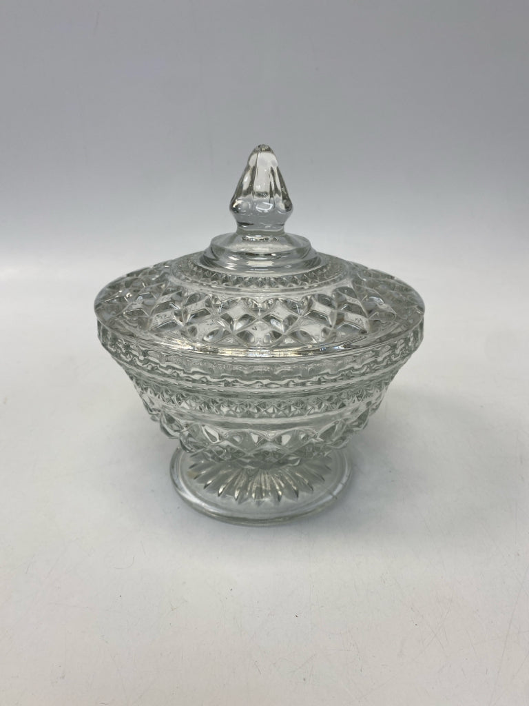 Clear Cut-Out Candy Container