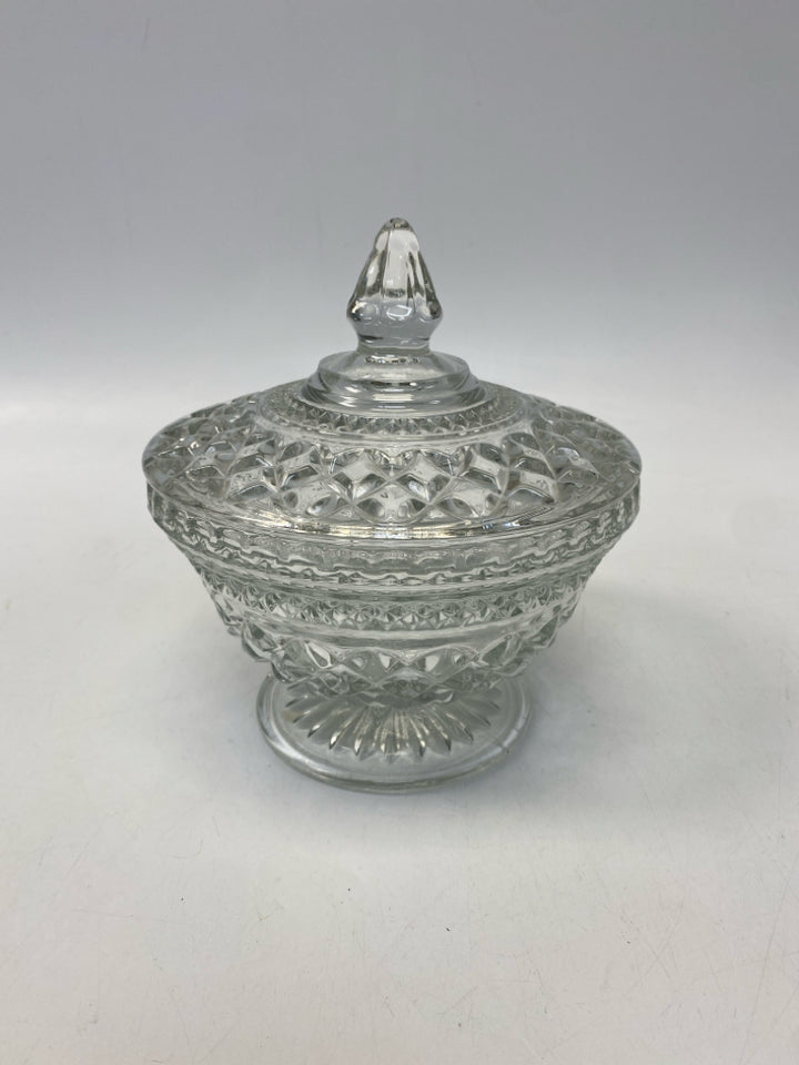 Clear Cut-Out Candy Container