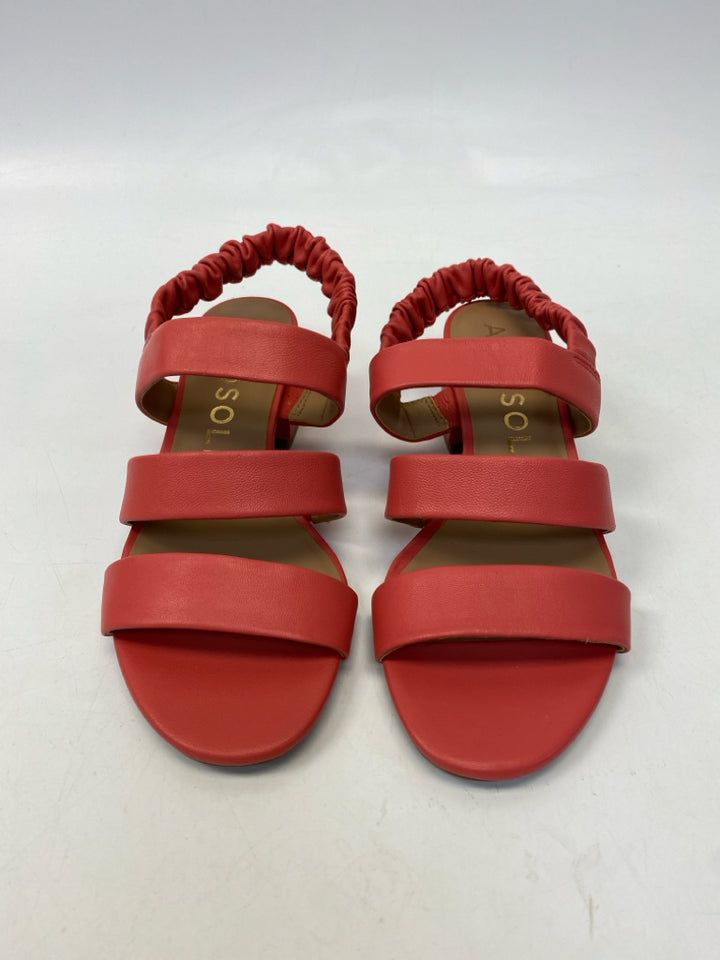 NWOT Aerosoles  Size 7 Dark Coral Sandals