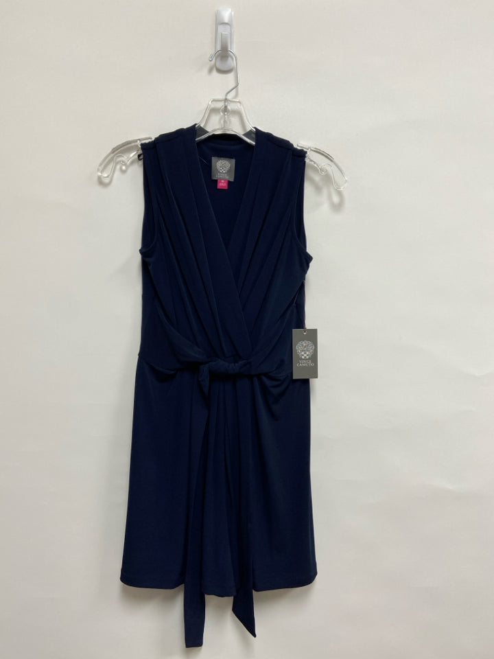 NWT VINCE CAMUTO Size XS Navy Sleeveless Ladies Romper