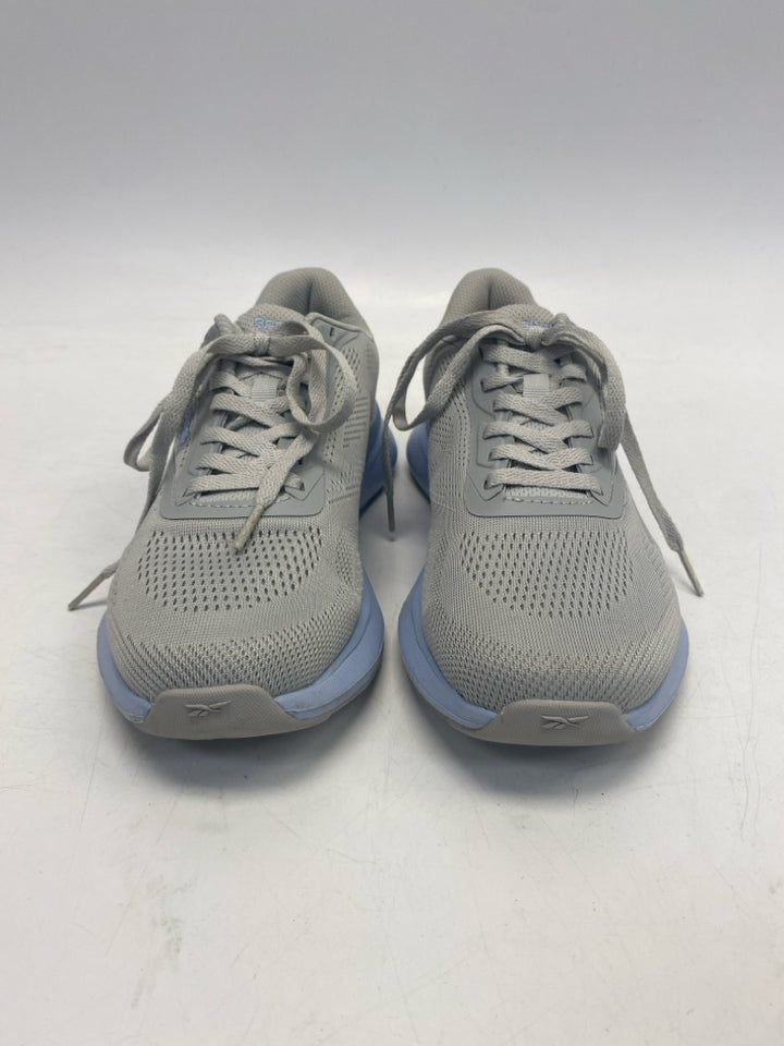 Reebok US Shoe Size 8 Gray Blue Lace-up Sneakers