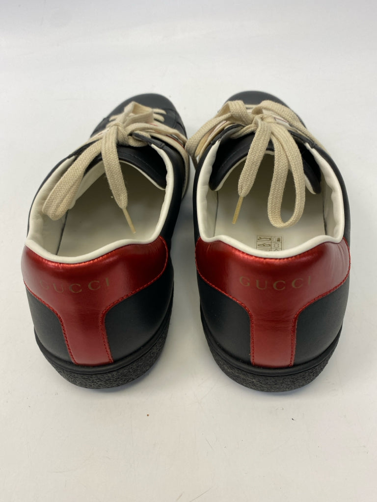 NWOT Gucci Size 10 Beige Cream Leather Men&