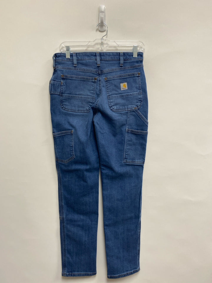 Carhartt Size 4 Blue Trimmed Ladies Jeans