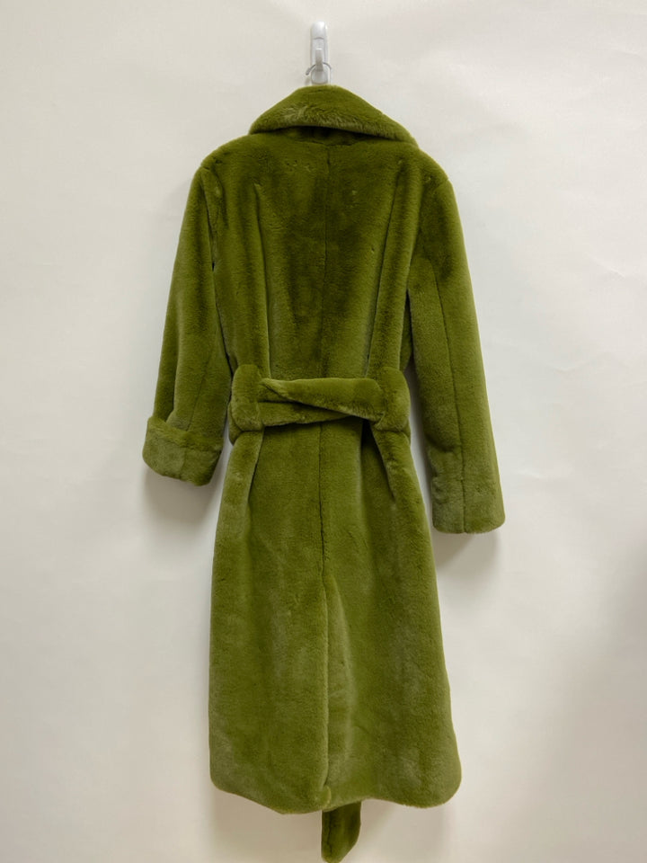 Proenza Schouler Size XS Green Faux Fur Ladies Jacket