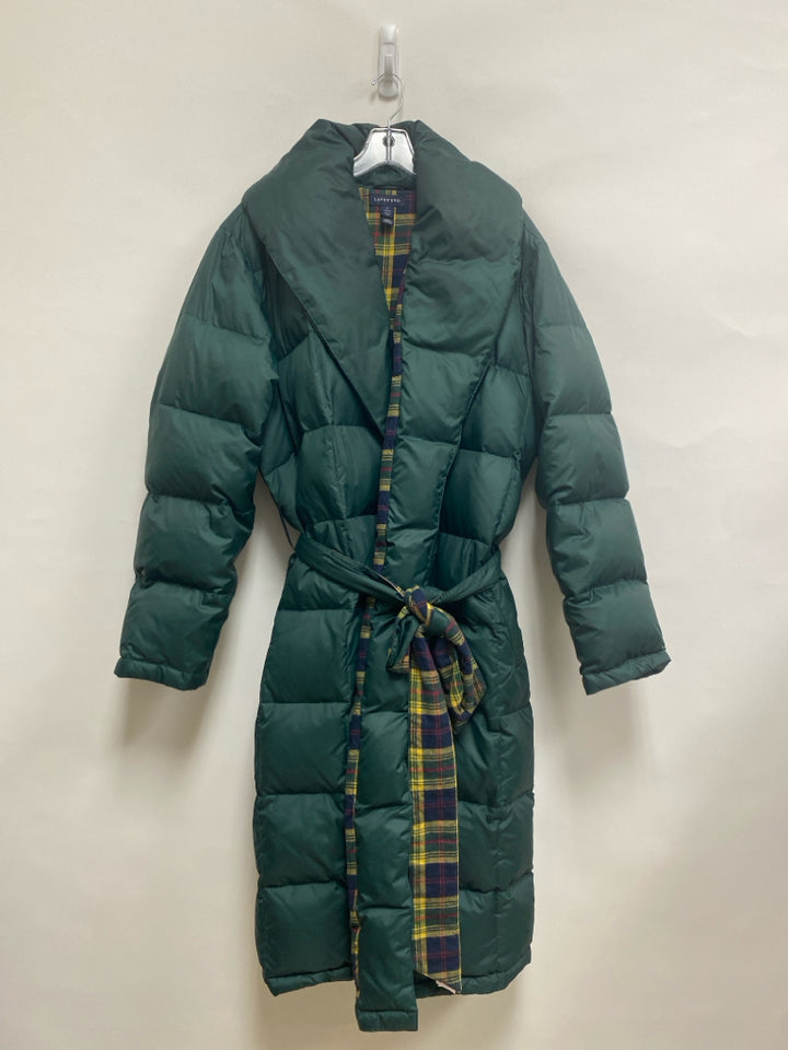 Lands End Size L Green Puffer Down Men&