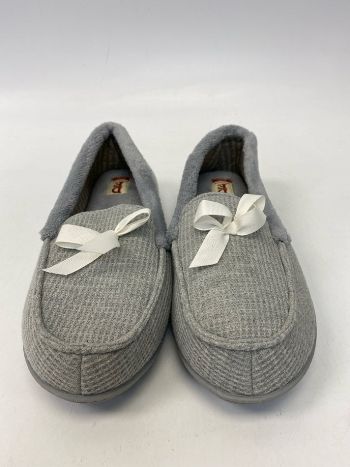 Dearfoams  Size L Gray Slippers