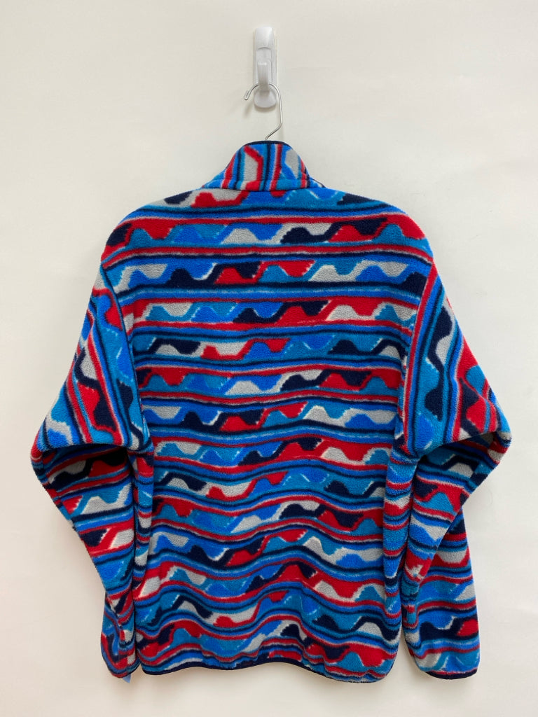 Patagonia Size M Navy/Blue Red Fleece Men&