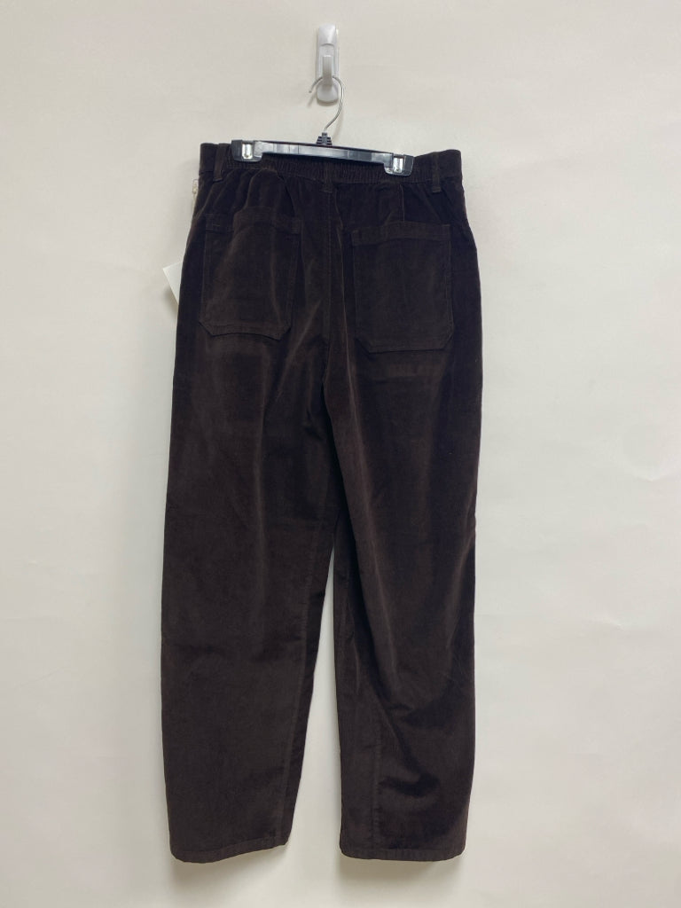 NWT Splendid Size S Espresso Cropped Velour Ladies Pants
