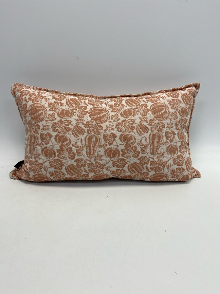 RACHEL ZOE White Terra Cotta Fall Pillow