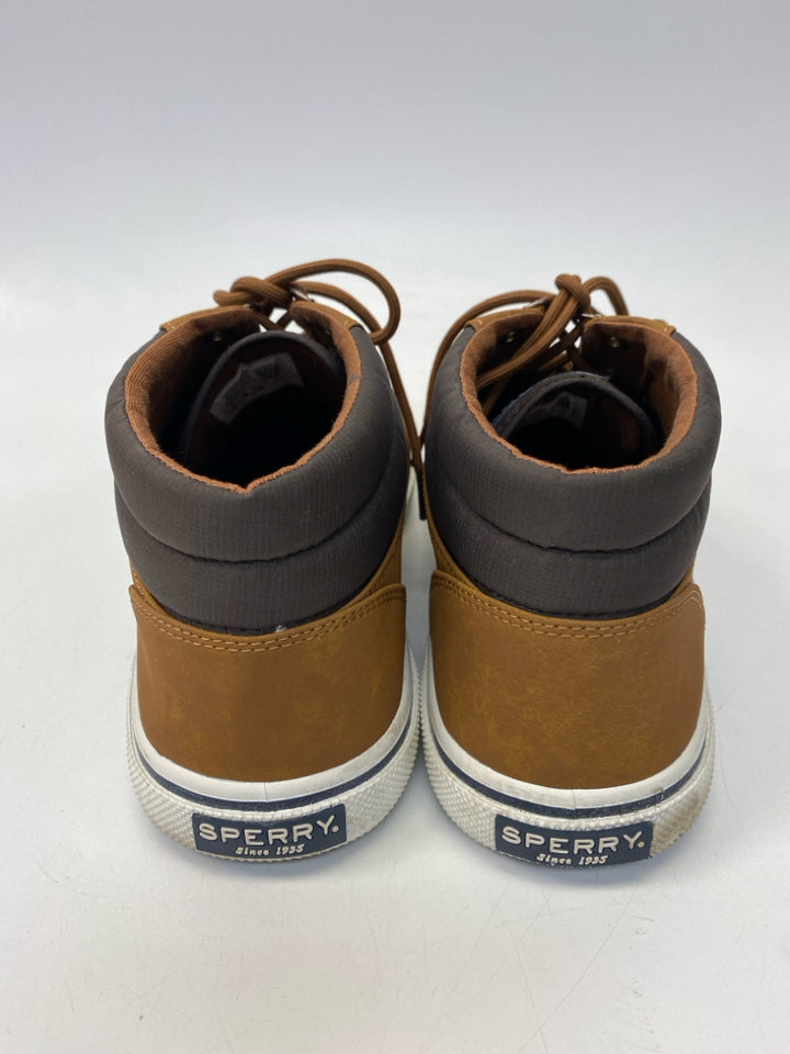 Sperry Size 11 Brown Lace-Up Men&