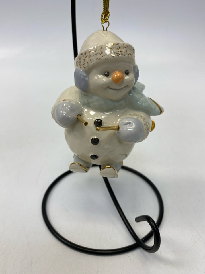 Lenox  Ornament Skiing Snowman