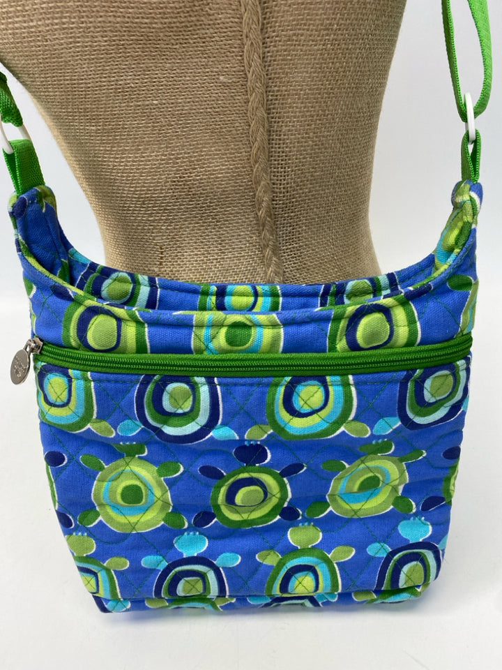 Buckhead Betties Blue Green Circle(s) Handbag