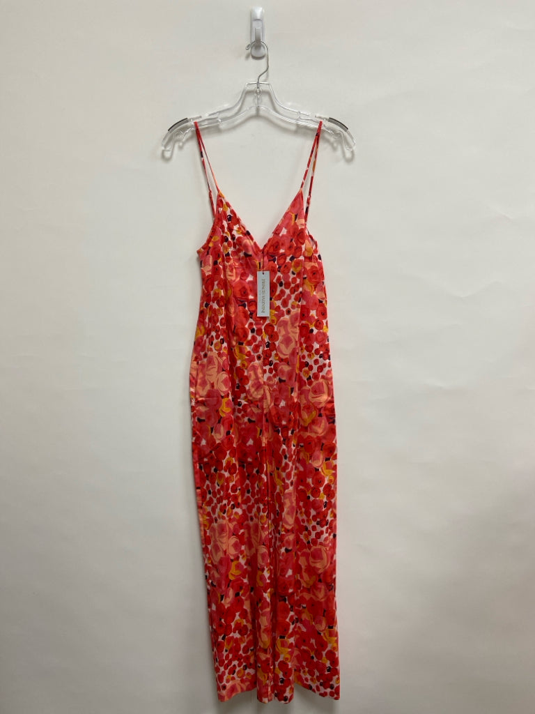NWT Frances Valentine Size XS Coral Pale Pink Sleeveless Ladies Jumpsuit