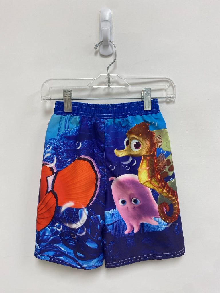 Disney SIZE 3T Blue Orange Fish Boy&
