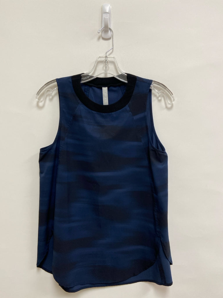 Athleta Size XS Navy Black Sleeveless Athletic Top