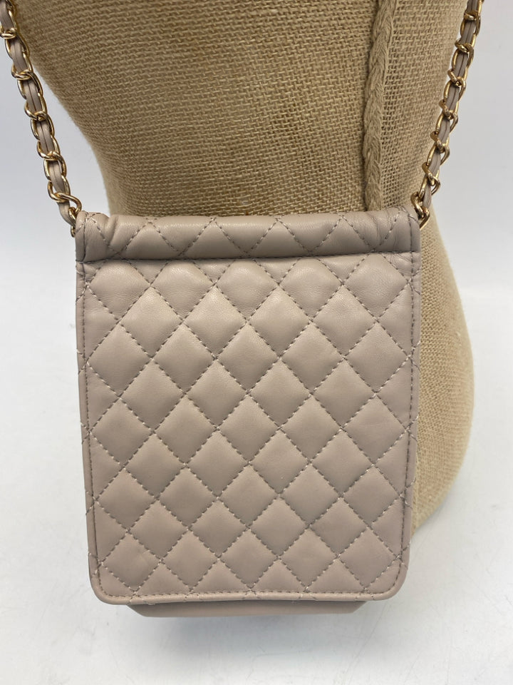 Urban Outfitters Tan Quilted Crossbody