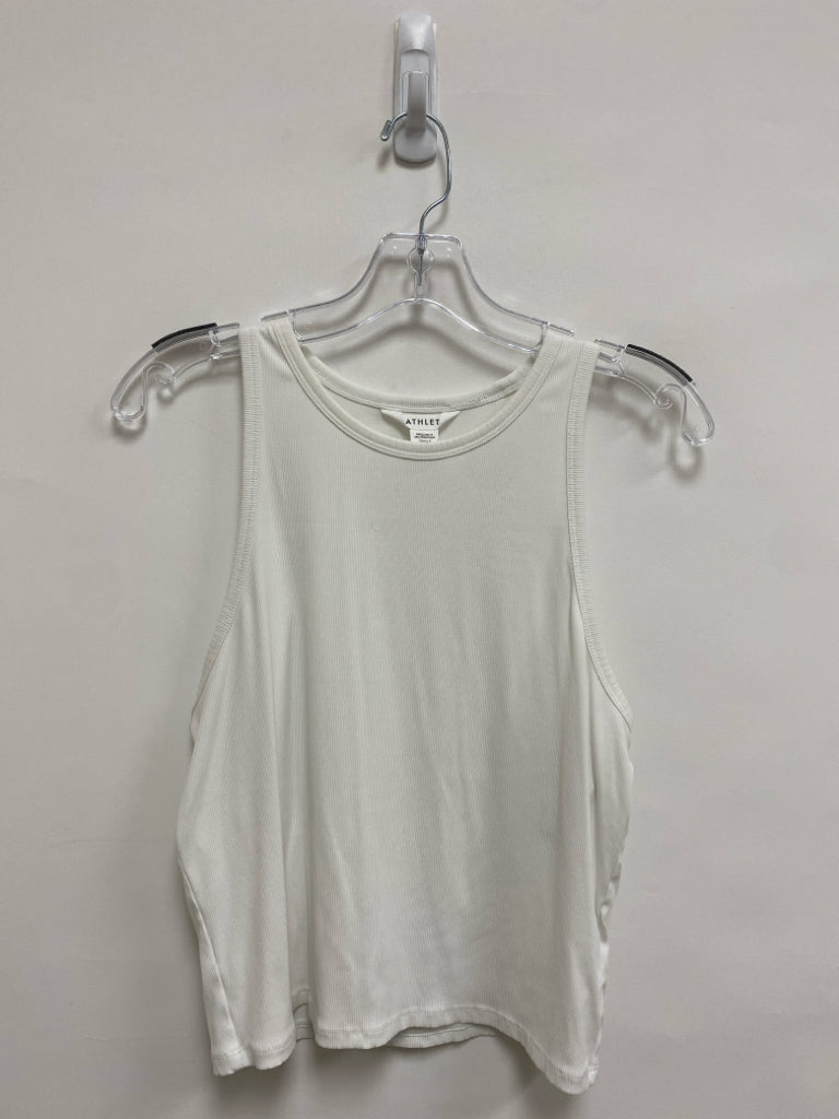 Athleta Size XL White Sleeveless Athletic Top