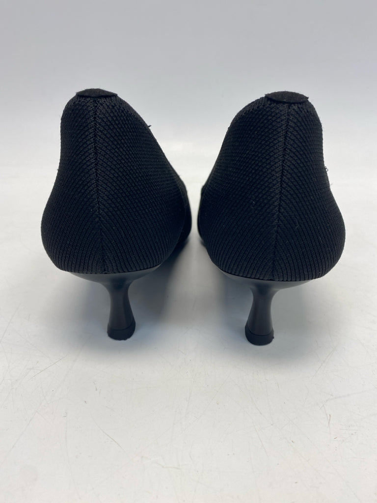 Vivaia EU Shoe Size 39.5 Black Fabric Heels