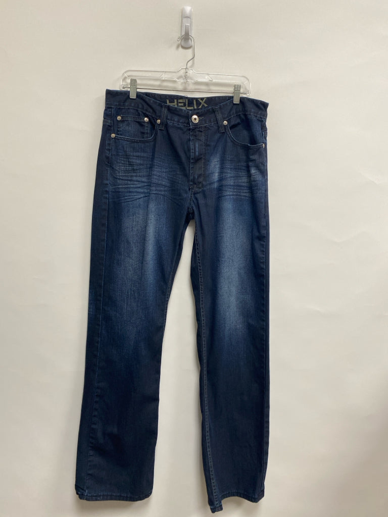 Helix Size 36 Dark Blue Denim Men&