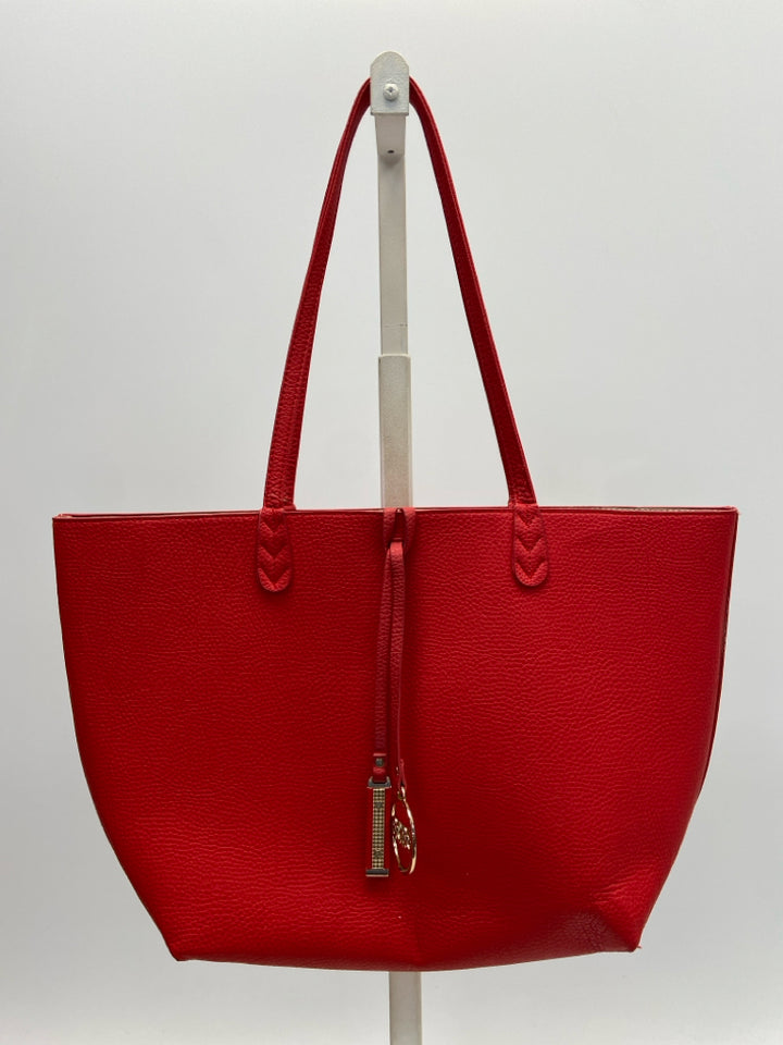 BCBG Red Tote Bag