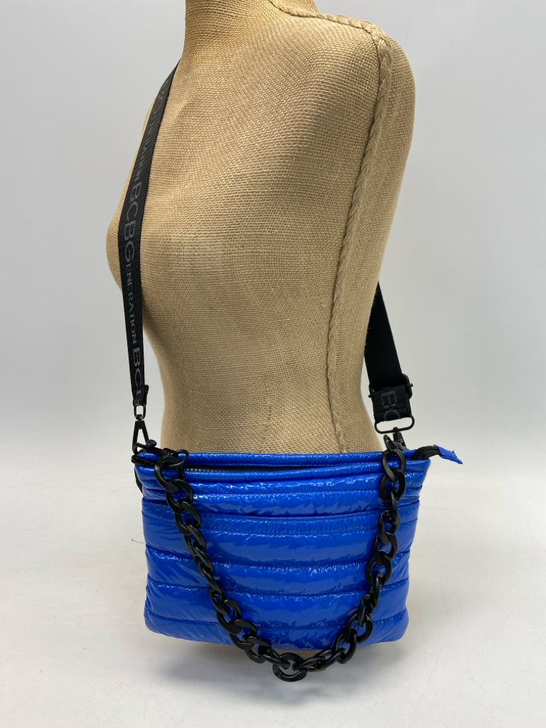 BCBG Royal Blue Quilted Crossbody