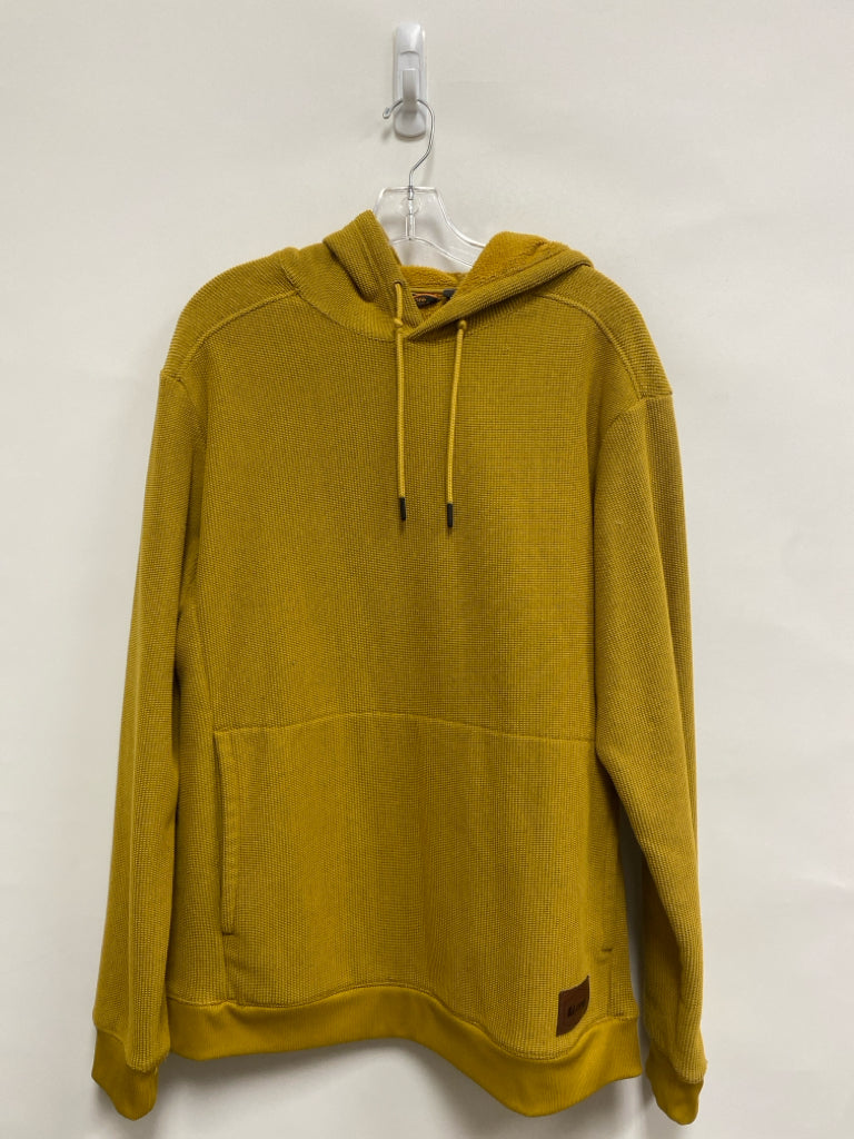 Size XL Goldenrod Waffle Hooded Fleece Lined Men&