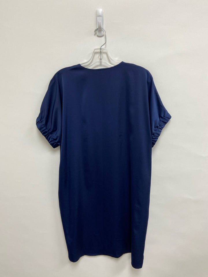 Size OSFM Navy V Neck Ladies Dress