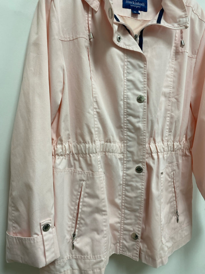 Size XL Pale Pink Hooded Zip Down Ladies Jacket