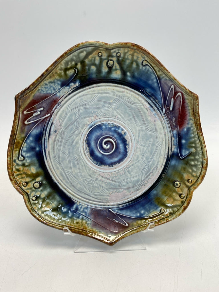 Multi Color Swirl Pottery