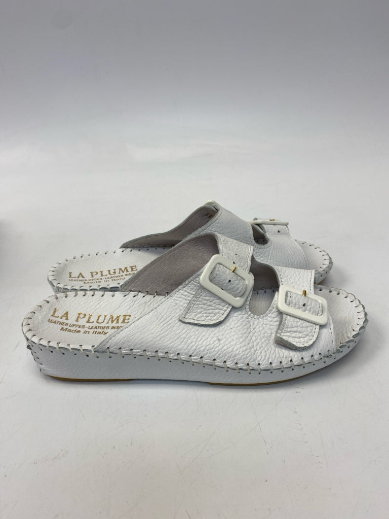 Size 38 White Sandals