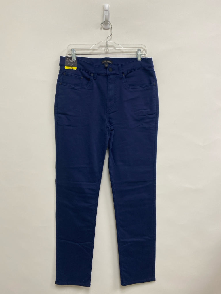 NWT Banana Republic Size 32 Navy Denim Men&