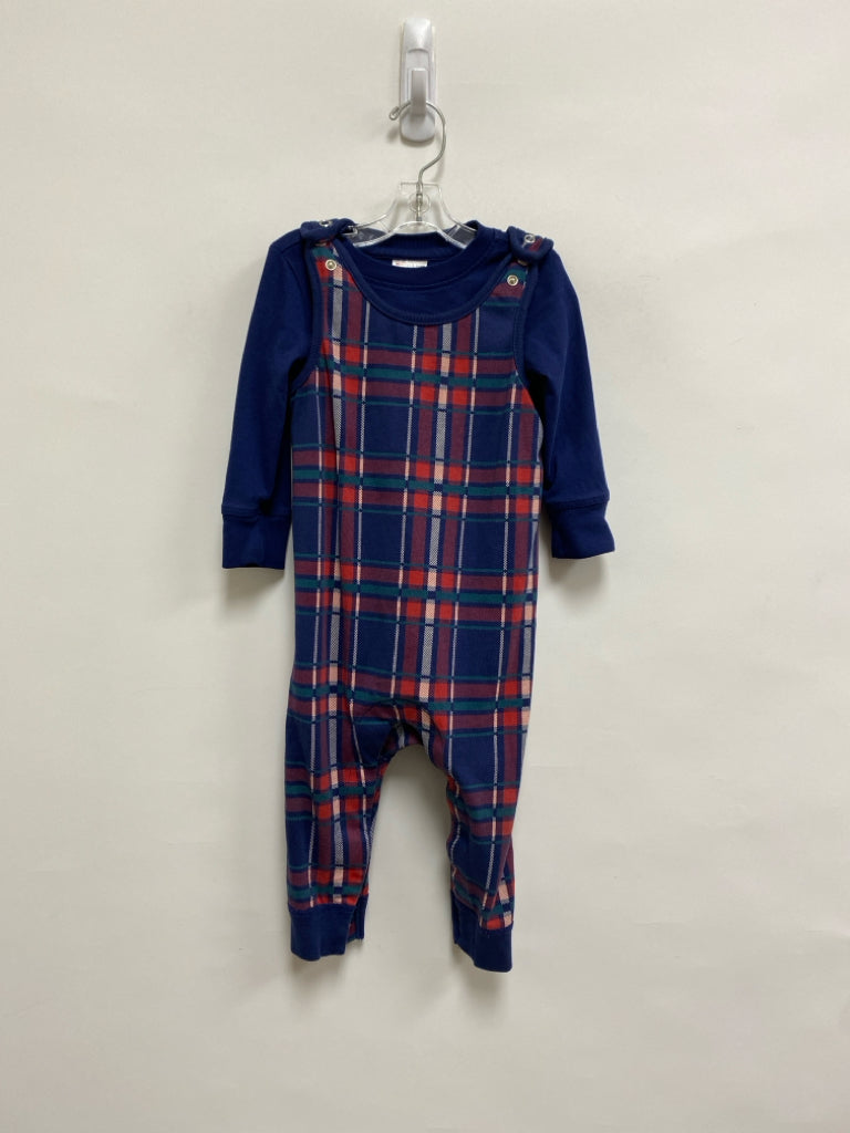 hanna Andersson SIZE 18-24M Navy/Red Green/Cream Plaid Boy&