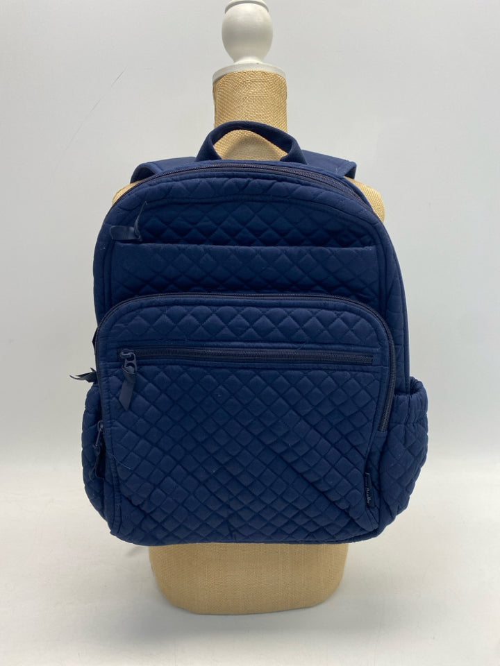 Vera Bradley Navy Quilted Backpack