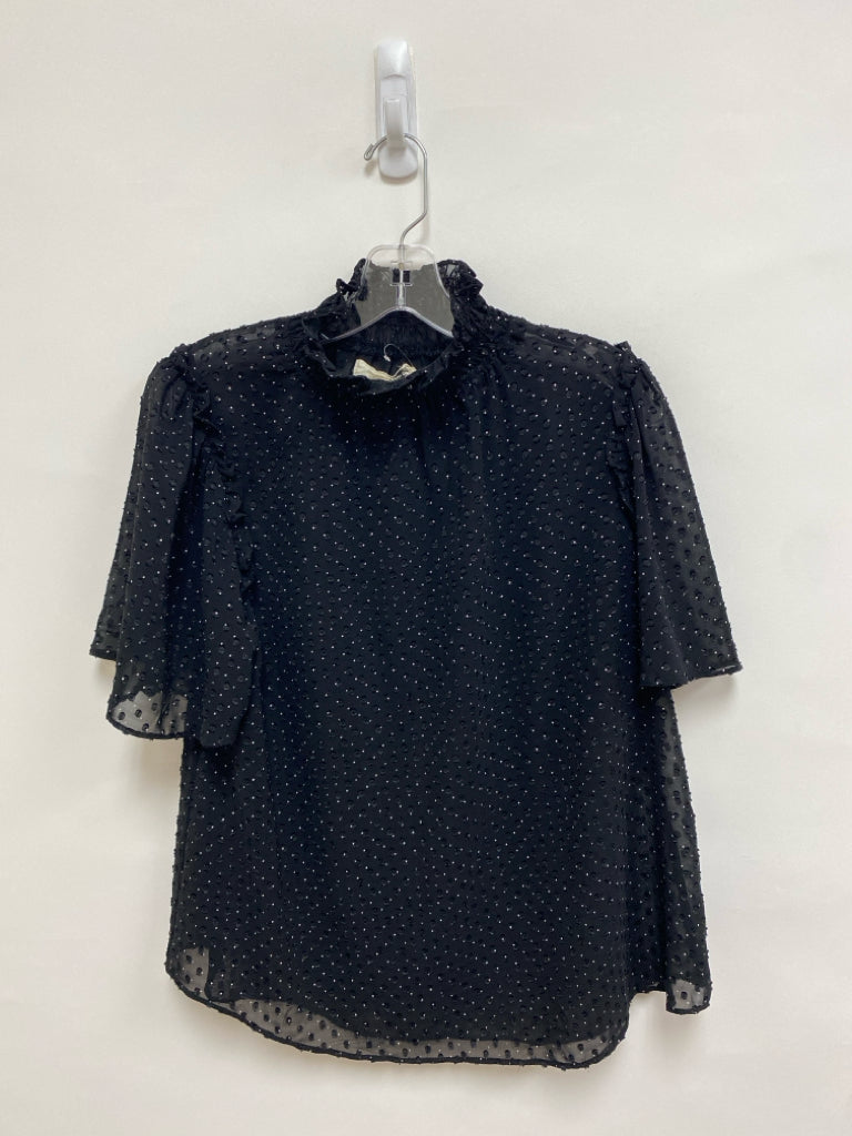 Size S Black White Dots Ladies Top