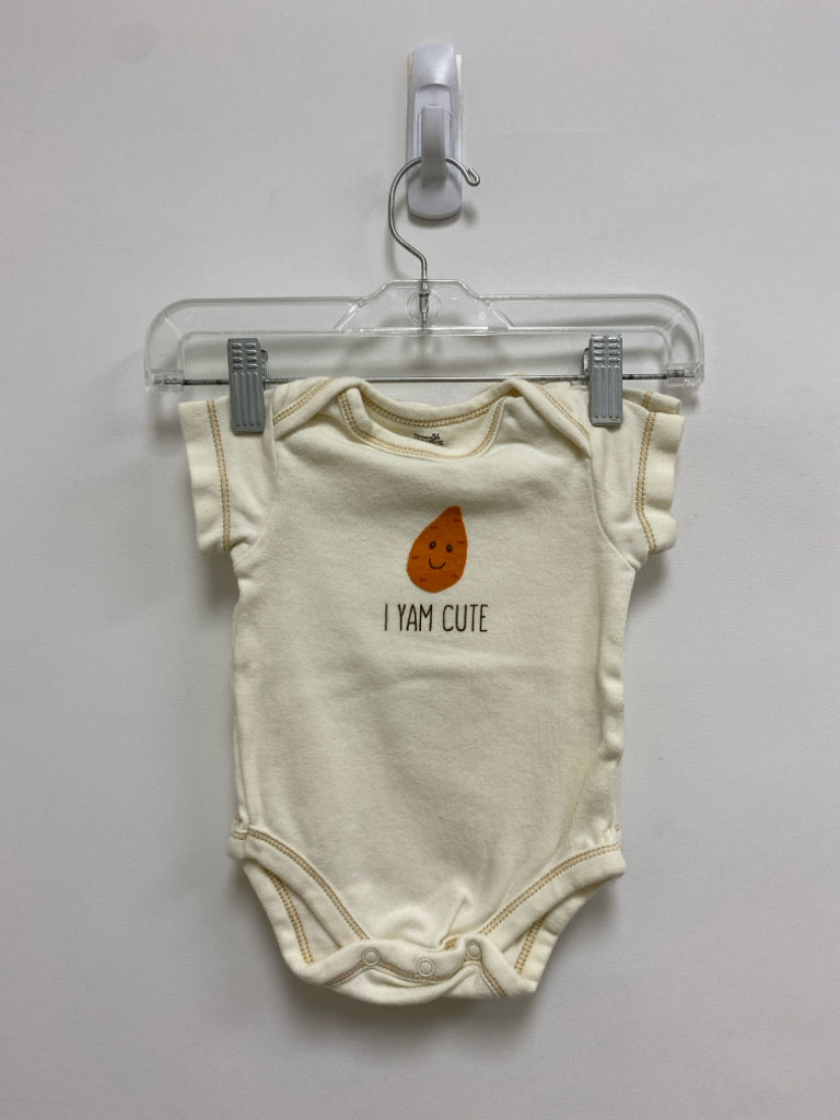 SIZE 0-3M Cream Vegetables Boy&