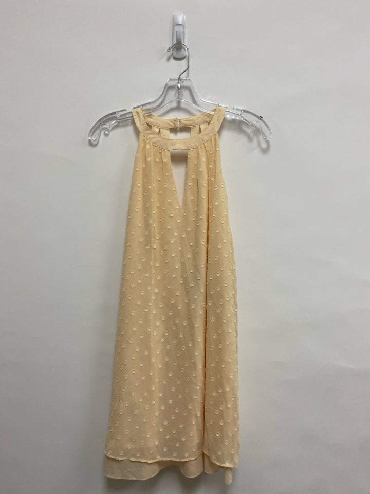 NWT BCBG Size S Beige Sleeveless Ladies Dress