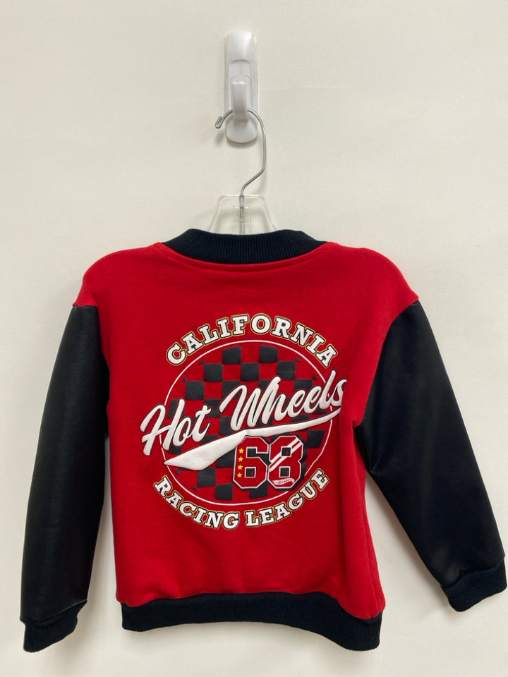 SIZE 4T Red Black Button Down Boy&