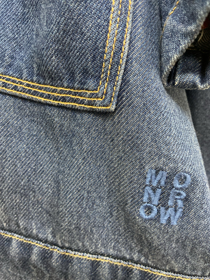 NWT monrow Size XS Blue Denim Button Up Ladies 2pc Shorts