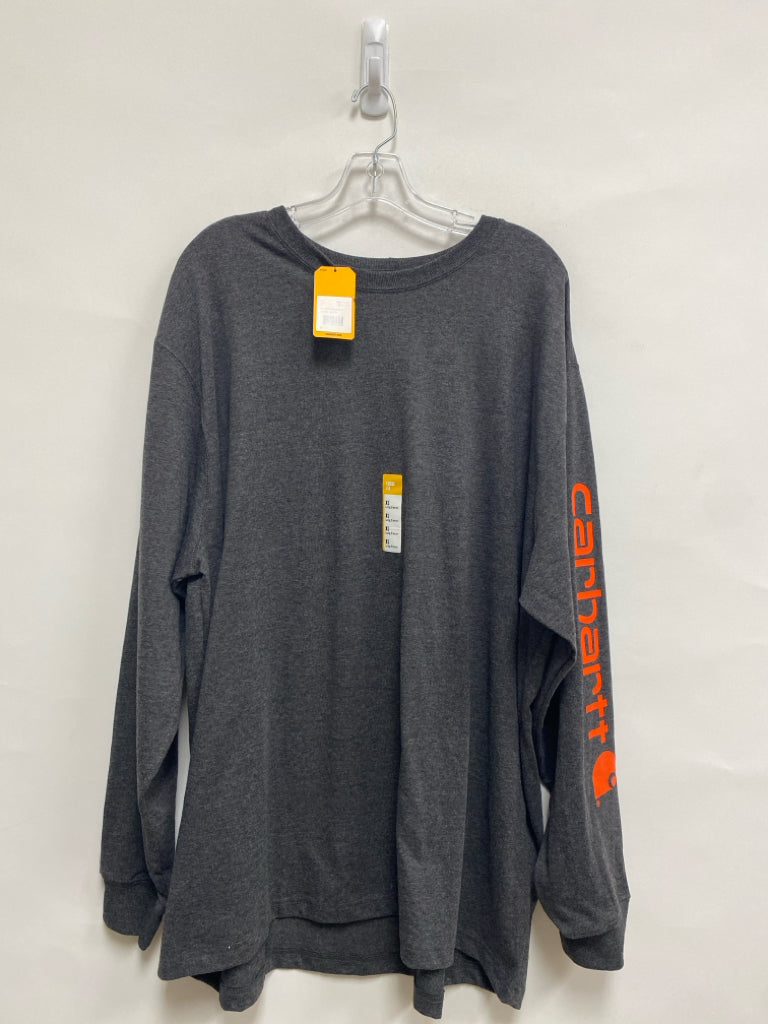 NWT Carhartt Size XL Charcoal Long Sleeve Men&