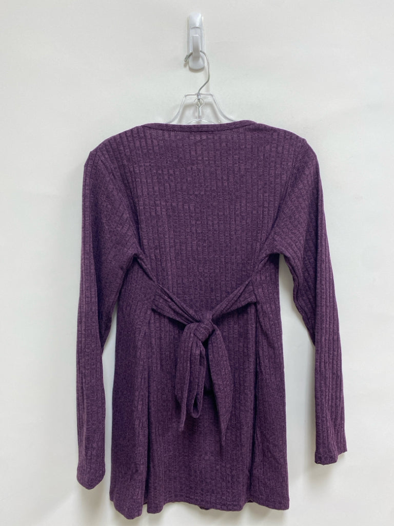 NWT Size S Purple Ribbed Ladies Top